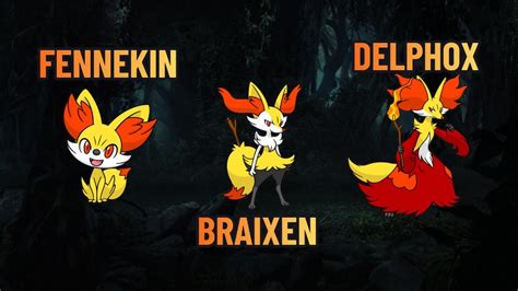 Fennekin Braixen Y Delphox Youtube