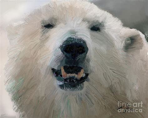 Polar Bear Digital Art By Tom Sachse Fine Art America