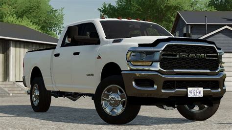 2020 Ram 3500 Tradesman Crew Cab Short Bed V10 Fs22 Mod Farming Simulator 22 Mod