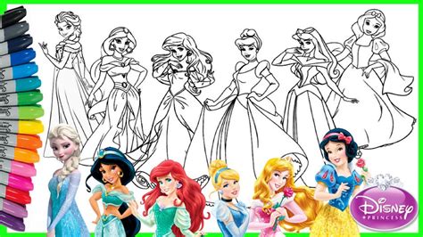 Detail Gambar Mewarnai Princess Disney Koleksi Nomer 6