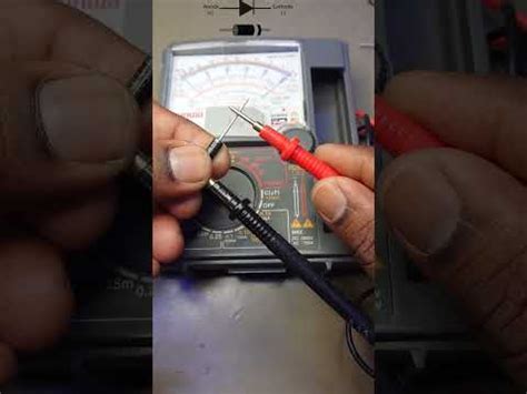 How To Check Diode Using Analog Multimeter Shorts Youtube