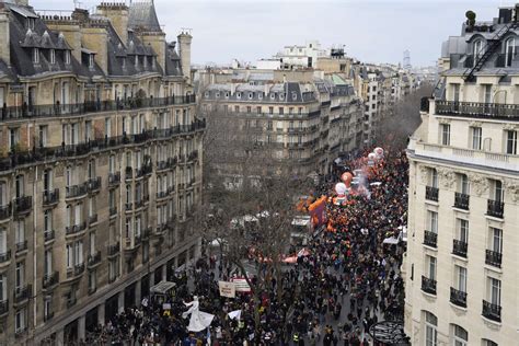 French Pension Reform Protesters Walk Out Across France As Unions Vow