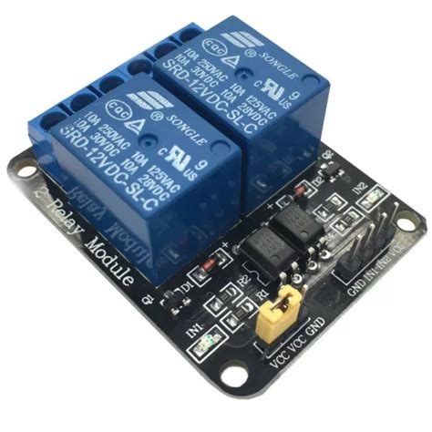 2 WAY 2 Channel Relay Module 5V With Optocoupler Protection Relay For