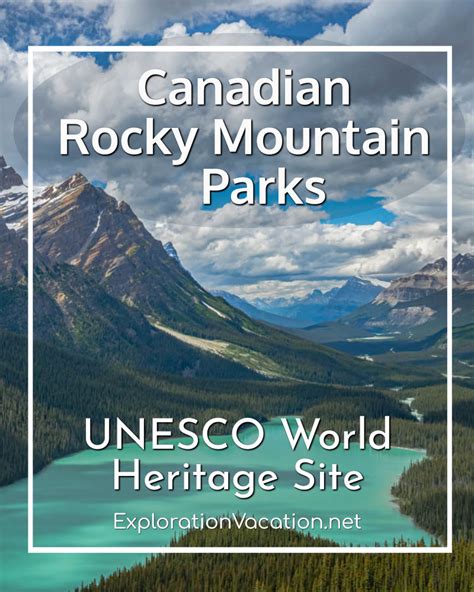 Canadian Rocky Mountain Parks World Heritage Site - Exploration Vacation