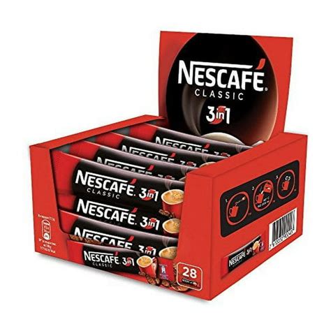 Nescafe 3in1 Classic 28x18g Box European Import! - Walmart.com