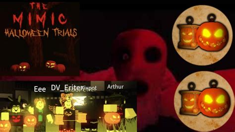 The Mimic HALLOWEEN TRIALS FULL WALKTHROUGH 2 JACK O LANTERNS YouTube