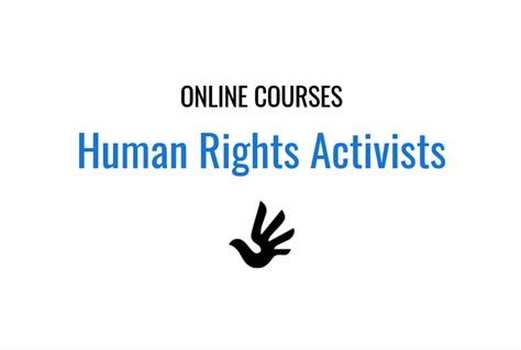 Top 5 Courses For Human Rights Activists Human Rights Careers