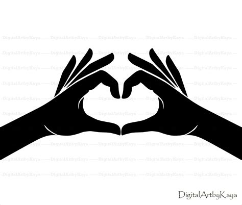 Heart Hands Svg Valentines Day Svg Heart Hands Cricut Heart Etsy