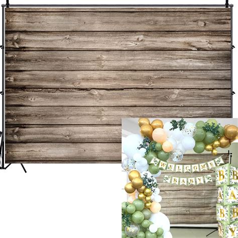 Buy Wooden Backdrops 7x5ft Fabric Backdrops For Photography Rustic Wood