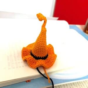 Crochet Mini Halloween Hat, Halloween Hat Hairpin, Crochet Halloween Tricorne, Crochet Hair Clip ...