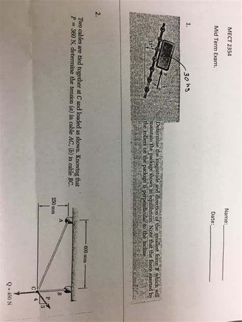 Solved The Force F Has A Magnitude Of Lb And Acts Chegg