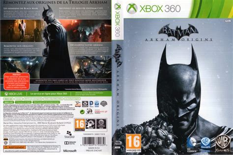 Batman Arkham Origins dvd cover (2013) XBOX 360 French