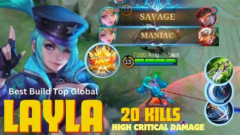 20 Kills Savage Layla 100 High Critical DMG Top Global Layla