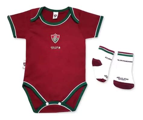 Body Bebê Fluminense E Meia Recem Nascido Oficial Revedor MercadoLivre