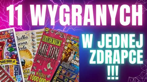 Zdrapki Lotto Gruby Mix Mega Wygrana Youtube