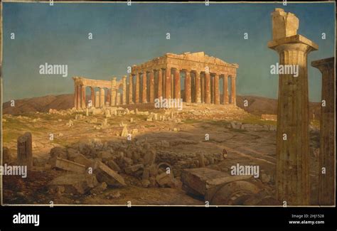 The Parthenon 1871 Frederic Edwin Church American Church Visited Greece