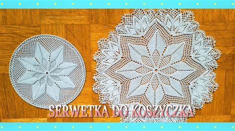 Serwetka 3D Do Koszyczka Wielkanocnego Mini Mandala Gwiazda Na