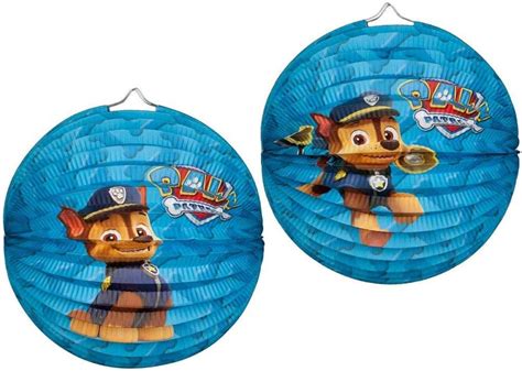 PAW PATROL Lampion Chase Rund 25 Cm Kinder Laterne Dekoration Party