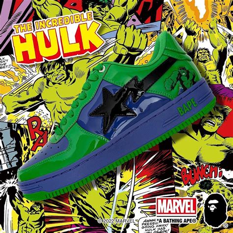 Marvel X A Bathing Ape Bape Sta Collection