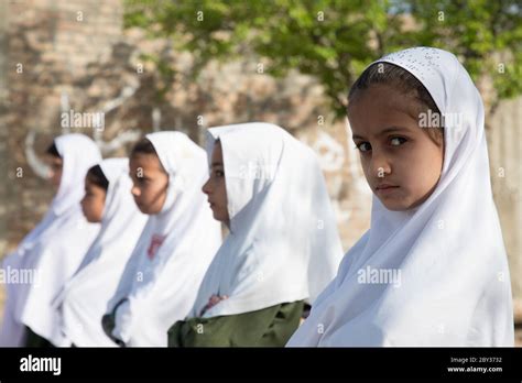 Students Inside And Outside Of A School In Swat Valley Kpk Pakistan