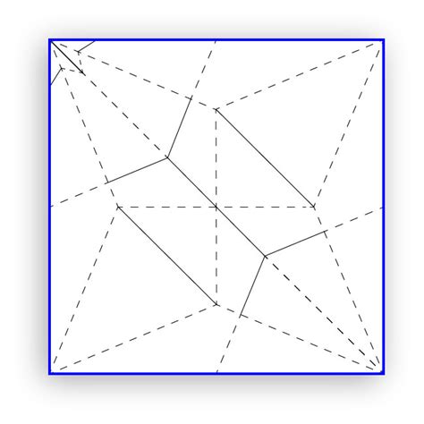 Diagramming The Crease Pattern Of An Origami Fold