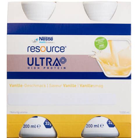 Resource Ultra Vanilje 4x200 ml apotekeren dk Køb online nu