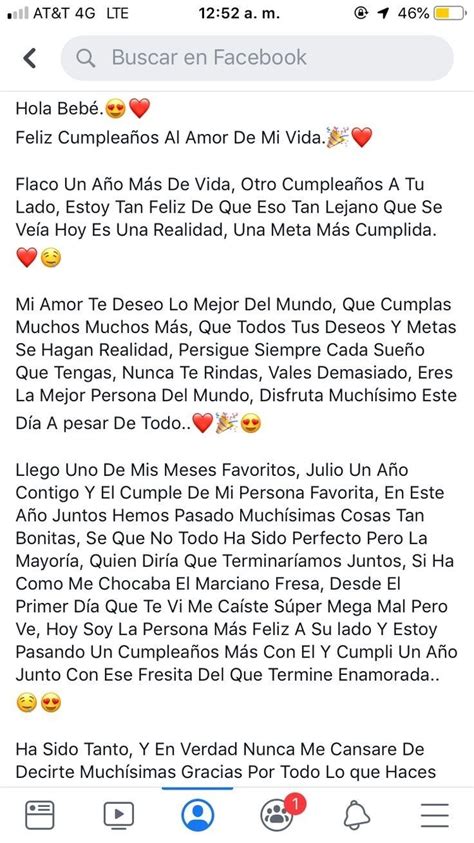 Carta Para Mi Ex Novia En Su Cumpleaños Theneave