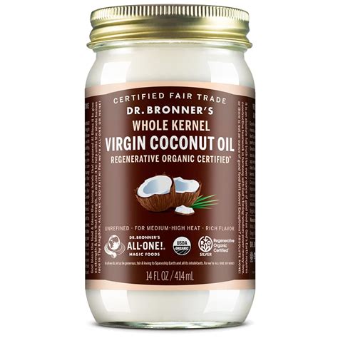 Amazon Dr Bronner S Organic Virgin Coconut Oil Whole Kernel