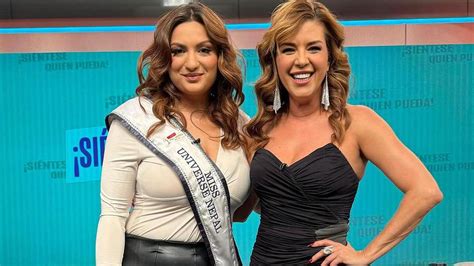 Alicia Machado Rompe En Llanto Durante Su Encuentro Con Miss Nepal HOLA