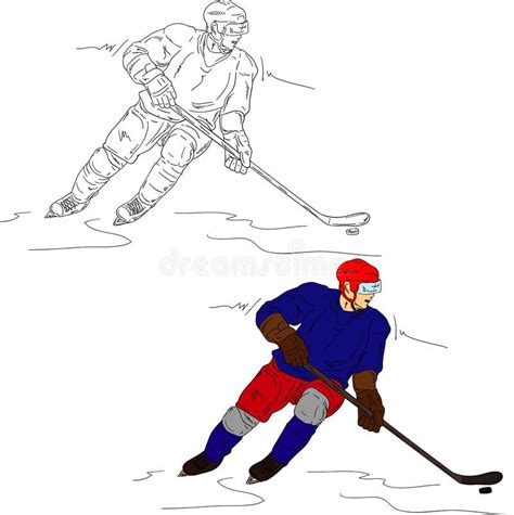 Hand Sketch Hockey Goalie Stock Vector Illustration Of Sport 70935824