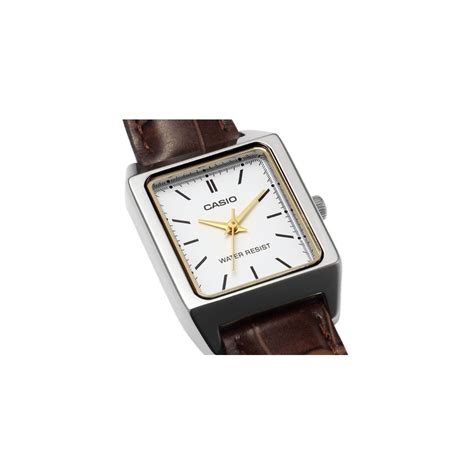 Casio Standard Analog Leather Strap White Dial Quartz LTP-V007L-7E2 ...