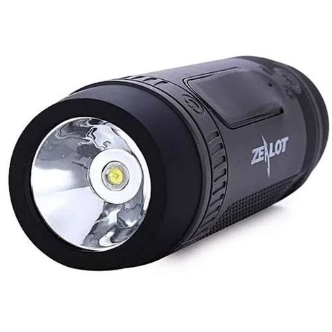 Zealot S1 Bluetooth Speaker With Torch & Fm- Grey | Konga Online Shopping