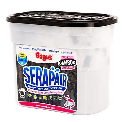 Jual Bagus Serap Air 700 Serapair Square Box Charcoal Bamboo 700ml