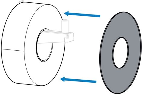 Zebra Zt610 Media Bracing Disk Installation Kit Instruction Manual