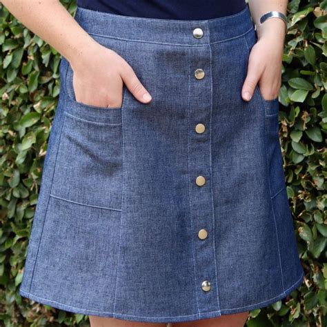 Ally Skirt Pdf Pattern Blue Dot Patterns Skirt Patterns Sewing Sewing Skirts Skirts