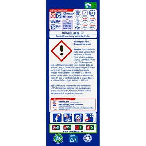 Detergente máquina polvo Limpieza Profunda Plus Frescor Activo maleta