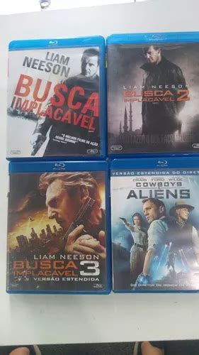 Blu ray Pack 04 Filmes Busca Implacavel 1 2 3 E Cowboys Frete grátis