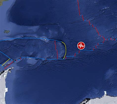 Shallow M6 0 Earthquake Hits East Of The South Sandwich Islands The Watchers