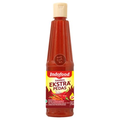 Indofood Extra Hot Chili Sauce Sambal Extra Pedas 275 Ml Seasoning Etsy