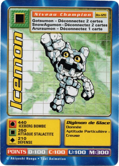 Icemon Bo Digimon Card Details Digi Battle