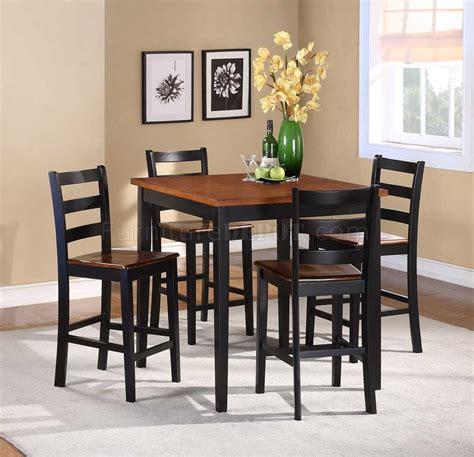 2506bk 36 Lynn 5pc Counter Height Dinette Set By Homelegance