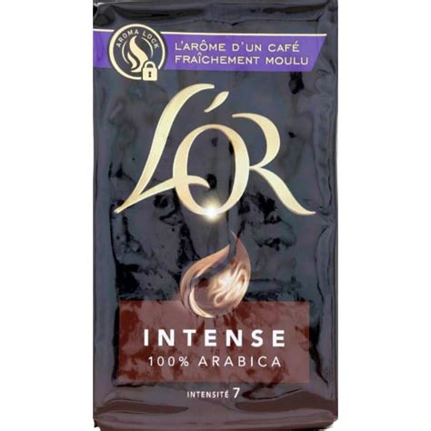 L Or L Or café moulu intense 100 arabica intensité 7 Monoprix fr