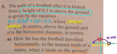 Standard Form Word Problems Quirky Quadratics