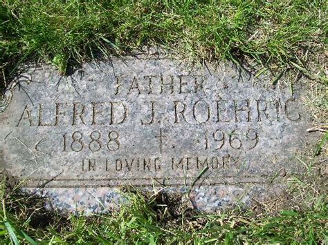 Alfred Joseph Roehrig 1888 1969 Mémorial Find a Grave