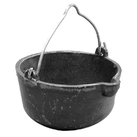 Jones Stephens 8 In Cast Iron Melting Pot For Lead Ingots L42008 The Home Depot