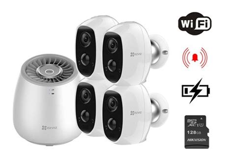 EZ C3A WLB KIT4 EZVIZ IP Wifi Battery Camera