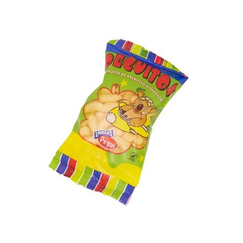 Bolsa De Gusanitos Peguitos Delicioso Snack Sin Gluten Fotocopias Y