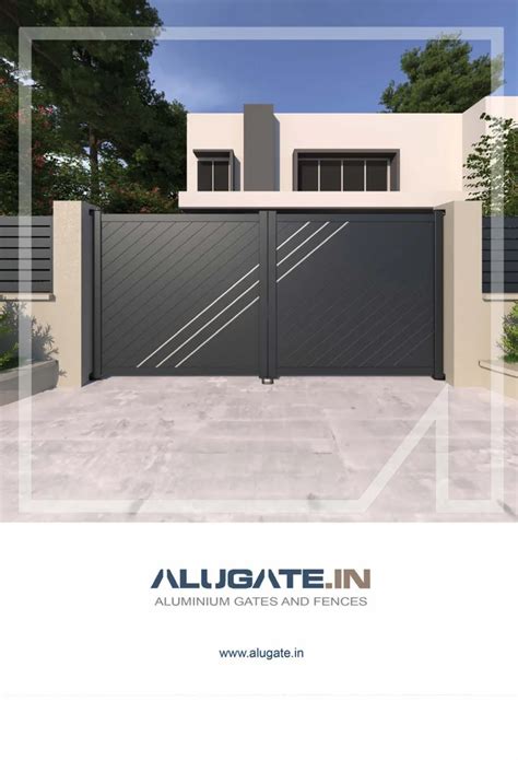 Modern Aluminium Profile Gates For Home At Rs Sq Ft In Ernakulam