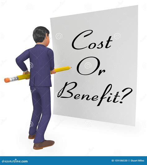 Cost Vs Benefit Note Means Comparing Price Against Value D