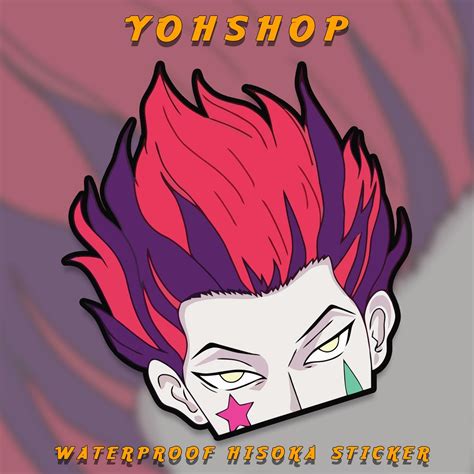 Hunter X Hunter Decal Hisoka Sticker Hisoka Decal Waterproof Style